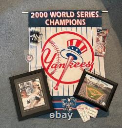 New York Yankees Collector Lot World Series + Yankee Stadium Memorabilia