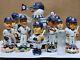 New York Yankees Crystal Snowman 10 Players Set And Piece Of Concrete Stadium