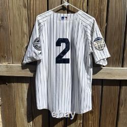 New York Yankees Derek Jeter #2 2009 White Stadium Inaugural Authentic Jersey 50
