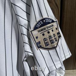New York Yankees Derek Jeter #2 2009 White Stadium Inaugural Authentic Jersey 50