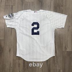 New York Yankees Derek Jeter Jersey 2009 Inaugural Season Stadium Majestic Sz 54