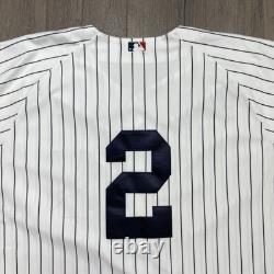 New York Yankees Derek Jeter Jersey 2009 Inaugural Season Stadium Majestic Sz 54