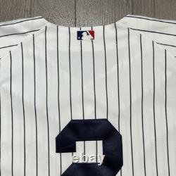 New York Yankees Derek Jeter Jersey 2009 Inaugural Season Stadium Majestic Sz 54