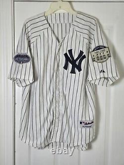 New York Yankees Derek Jeter Majestic Jersey Sz 50 2008 Stadium All Star Patch
