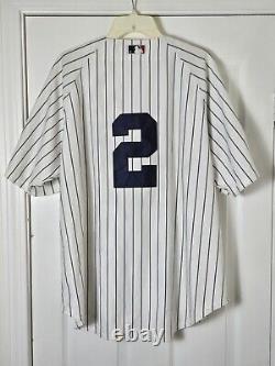New York Yankees Derek Jeter Majestic Jersey Sz 50 2008 Stadium All Star Patch