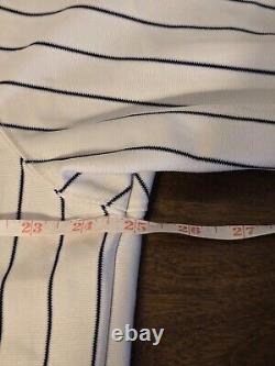 New York Yankees Derek Jeter Majestic Jersey Sz 50 2008 Stadium All Star Patch