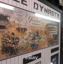 New York Yankees Dynasty Framed Jeter Ruth Gehrig Marris Mantle Stadium Picture