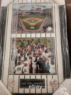 New York Yankees Final Season Plaque With Dirt From Stadium 24 X 15