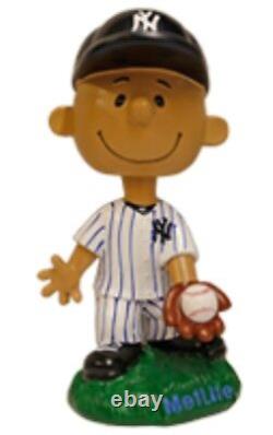 New York Yankees Franklin Peanuts Metlife Bobblehead Doll SGA 2016 5th In Series