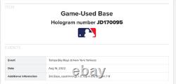 New York Yankees Game Used Base Yankee Stadium 3rd Base Mlb Authenticated 2022