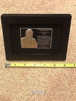 New York Yankees George M. Steinbrenner Monument Park Plaque Pin In Frame SGA