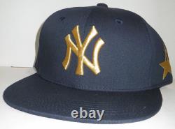 New York Yankees Hamilton Broadway Hat Cap gold adj. Snapback SGA 8/25 2025