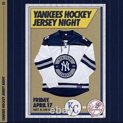 New York Yankees Hockey Jersey SGA Presale 4/17/26 2026 Promo StubHub