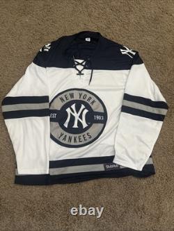 New York Yankees Hockey Jersey Yankee Stadium Giveaway 4/17 Size XL In-Hand
