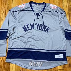 New York Yankees Hockey jersey sweater shirt day SGA 5/17 2024 StubHub Yankee XL