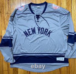 New York Yankees Hockey jersey sweater shirt day SGA 5/17 2024 StubHub Yankee XL