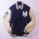 New York Yankees Leather Jacket Genuine Stadium