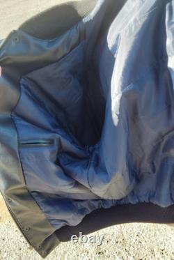 New York Yankees Leather Stadium Jacket Used, Size XL Mens