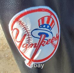 New York Yankees Leather Stadium Jacket Used, Size XL Mens