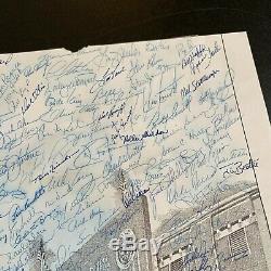 New York Yankees Legends Signed Large 16x18 Stadium Photo With 119 Signatures