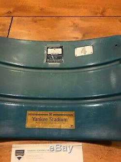 New York Yankees Mlb Yankee Stadium Seat Back Steiner Seat #4