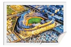 New York Yankees Old Stadium Baseball Field Ballpark 1MC1 Painting Art Print