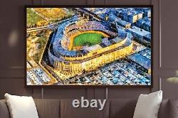 New York Yankees Old Stadium Baseball Field Ballpark 1MC1 Painting Art Print