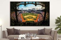 New York Yankees Old Stadium Baseball Field Ballpark 2MC1 Painting Art Print