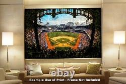 New York Yankees Old Stadium Baseball Field Ballpark 2MC1 Painting Art Print
