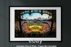 New York Yankees Old Stadium Baseball Field Ballpark 2MC1 Painting Art Print
