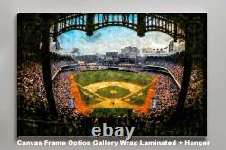 New York Yankees Old Stadium Baseball Field Ballpark 2MC1 Painting Art Print