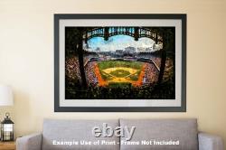 New York Yankees Old Stadium Baseball Field Ballpark 2MC1 Painting Art Print