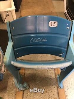 New York Yankees Old Yankee Stadium Seat Signed By Derek Jeter