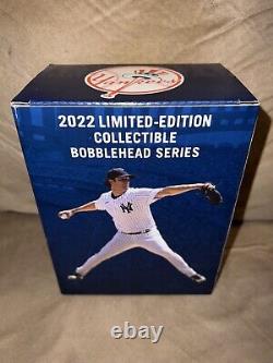 New York Yankees SGA 2022 Gerrit Cole Bobblehead, Bear Mug, Drawstring Bag +