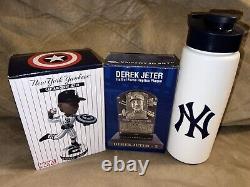 New York Yankees SGA 2023 Derek Jeter Captain America Bobblehead & Plaque More