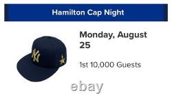 New York Yankees SGA 2025 Hamilton Broadway Show Baseball Hat Cap Gold