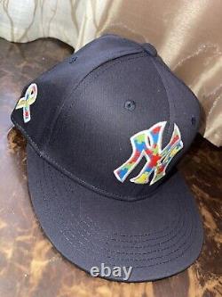 New York Yankees SGA Autism Awareness Snapback Hat 2023 Never Worn Exclusive