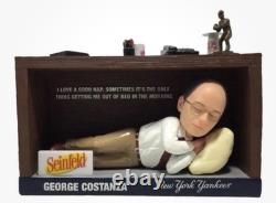 New York Yankees Seinfeld George Costanza Sleeping Under His Desk Nap Bobblehead
