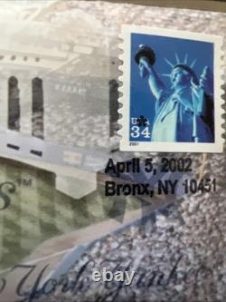 New York Yankees Stadium 2002 16 X 12 Matted First Day Cover Sealed