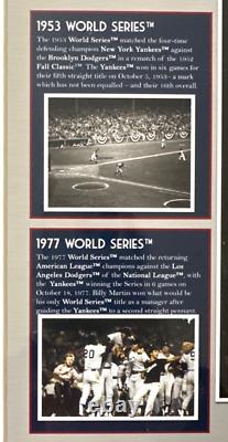 New York Yankees Stadium Authentic Dirt & Photos of 9 World Series 1923 to 2008