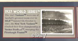 New York Yankees Stadium Authentic Dirt & Photos of 9 World Series 1923 to 2008