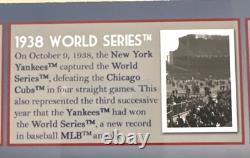New York Yankees Stadium Authentic Dirt & Photos of 9 World Series 1923 to 2008