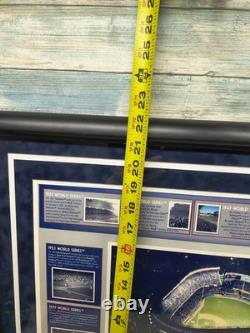 New York Yankees Stadium Authentic Dirt & Photos of 9 World Series 1923 to 2008