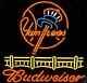 New York Yankees Stadium Beer 24x20 Neon Sign Lamp Light Bar Club Garage Show
