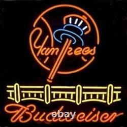 New York Yankees Stadium Beer 32x24 Neon Sign Light Lamp Man Cave Garage Show