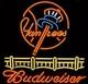 New York Yankees Stadium Bowtie Beer 32x24 Neon Sign Lamp Light Gift Show Nm