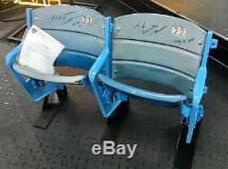 New York Yankees Stadium Seats Autographed by Reggie Jackson