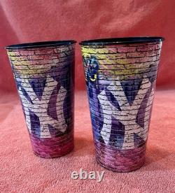 New York Yankees Stadium Souvenir Gift Set Hats, Cups, Ltd Ed Popcorn Bucket