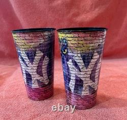 New York Yankees Stadium Souvenir Gift Set Hats, Cups, Ltd Ed Popcorn Bucket