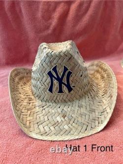 New York Yankees Stadium Souvenir Gift Set Hats, Cups, Ltd Ed Popcorn Bucket